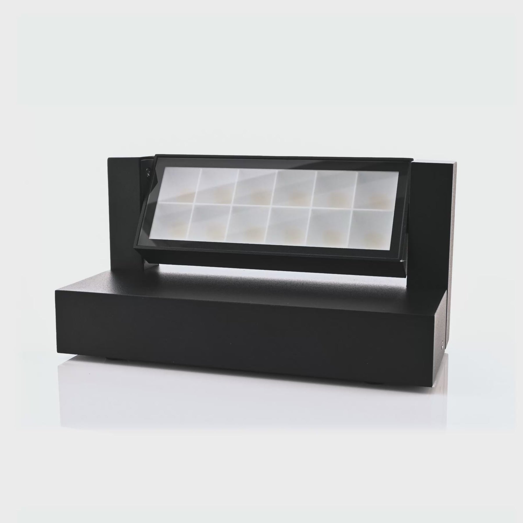Locu Adjustable LED Floodlight 240V 24W 3CCT Black - HV3732T-BLK