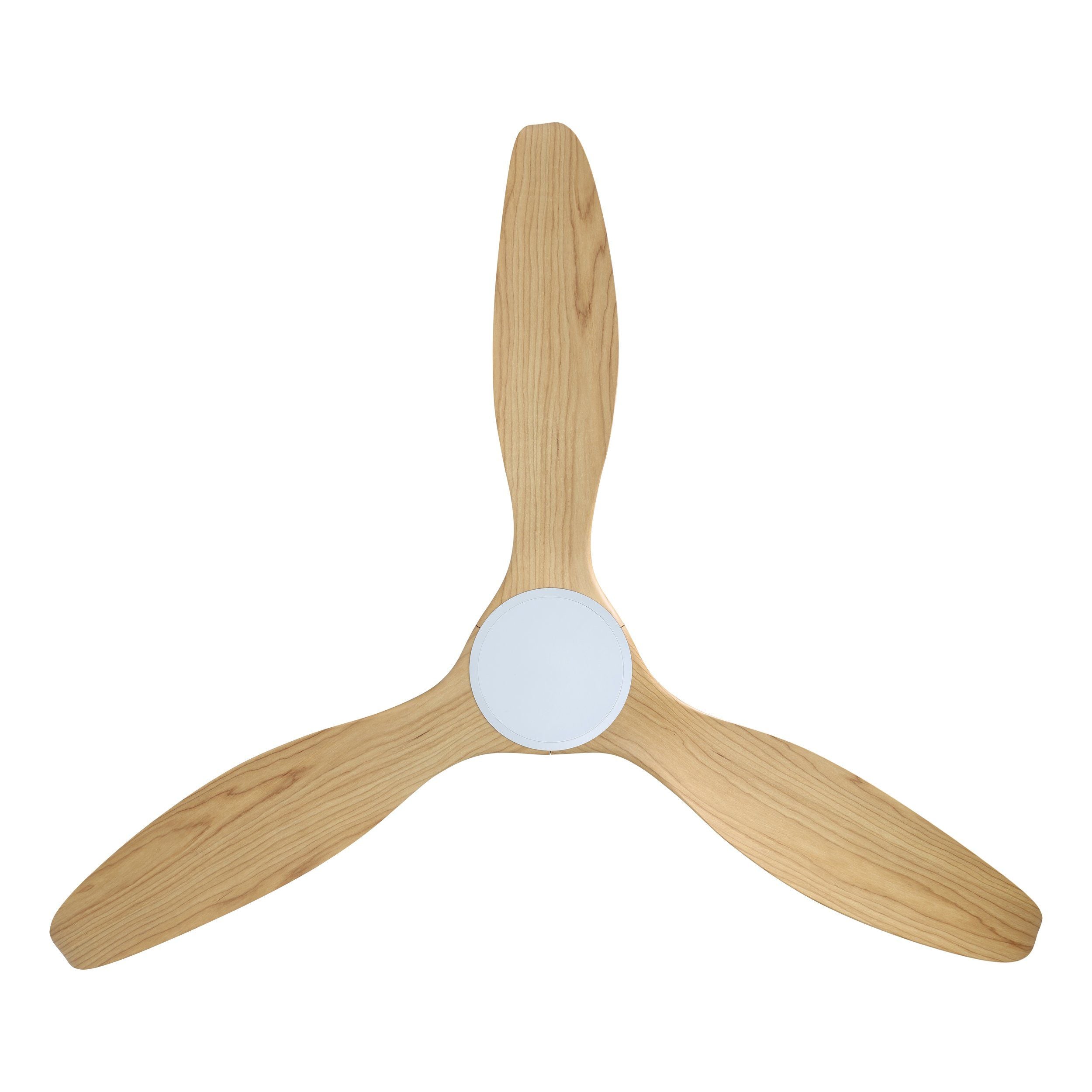 Noosa DC Ceiling Fan 60" Matte White & Blackbutt Blade With Remote - 20684916