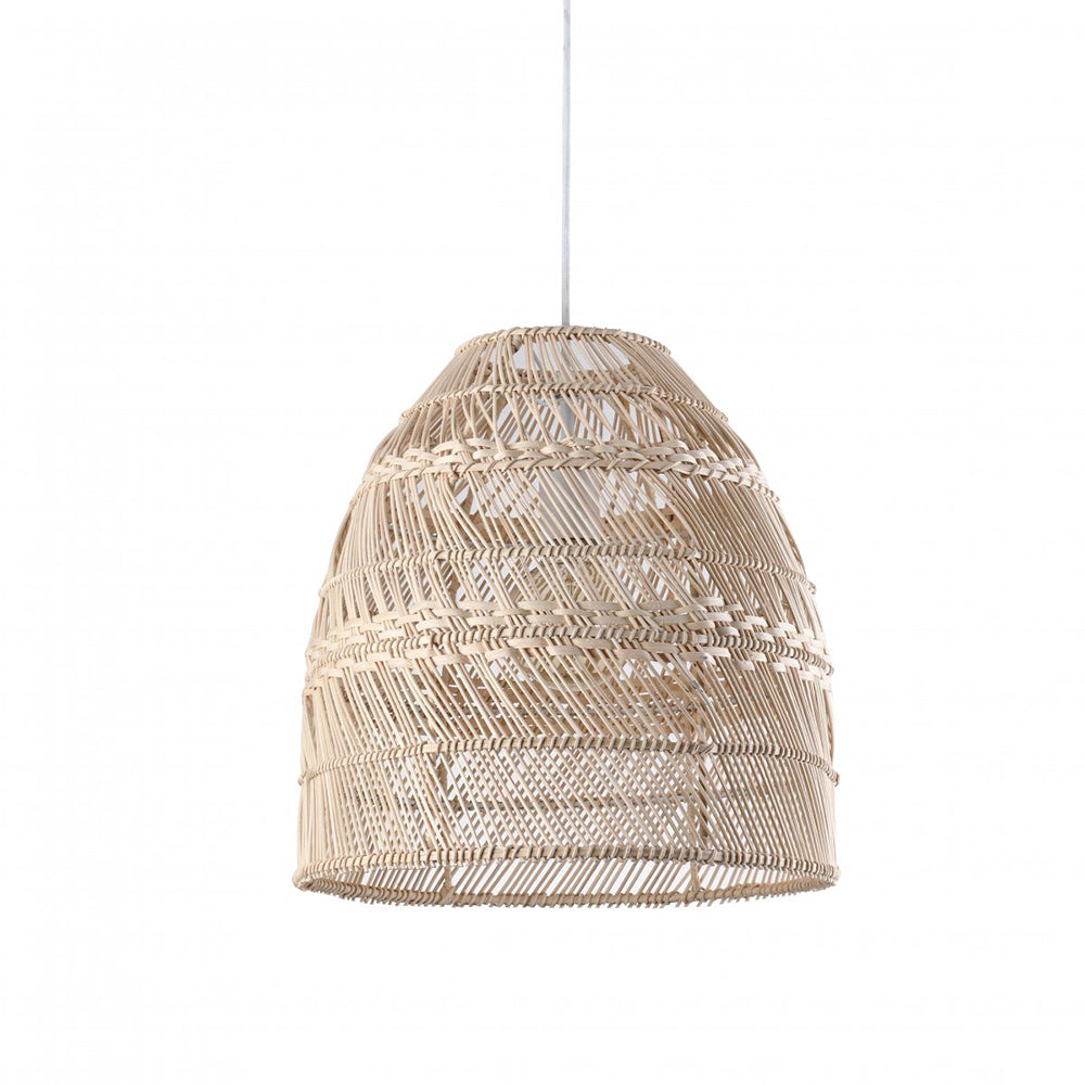 Buy Pendant Lights Australia Fiorentino Lighting - LOBOK 1 Light Pendant Beige Bamboo