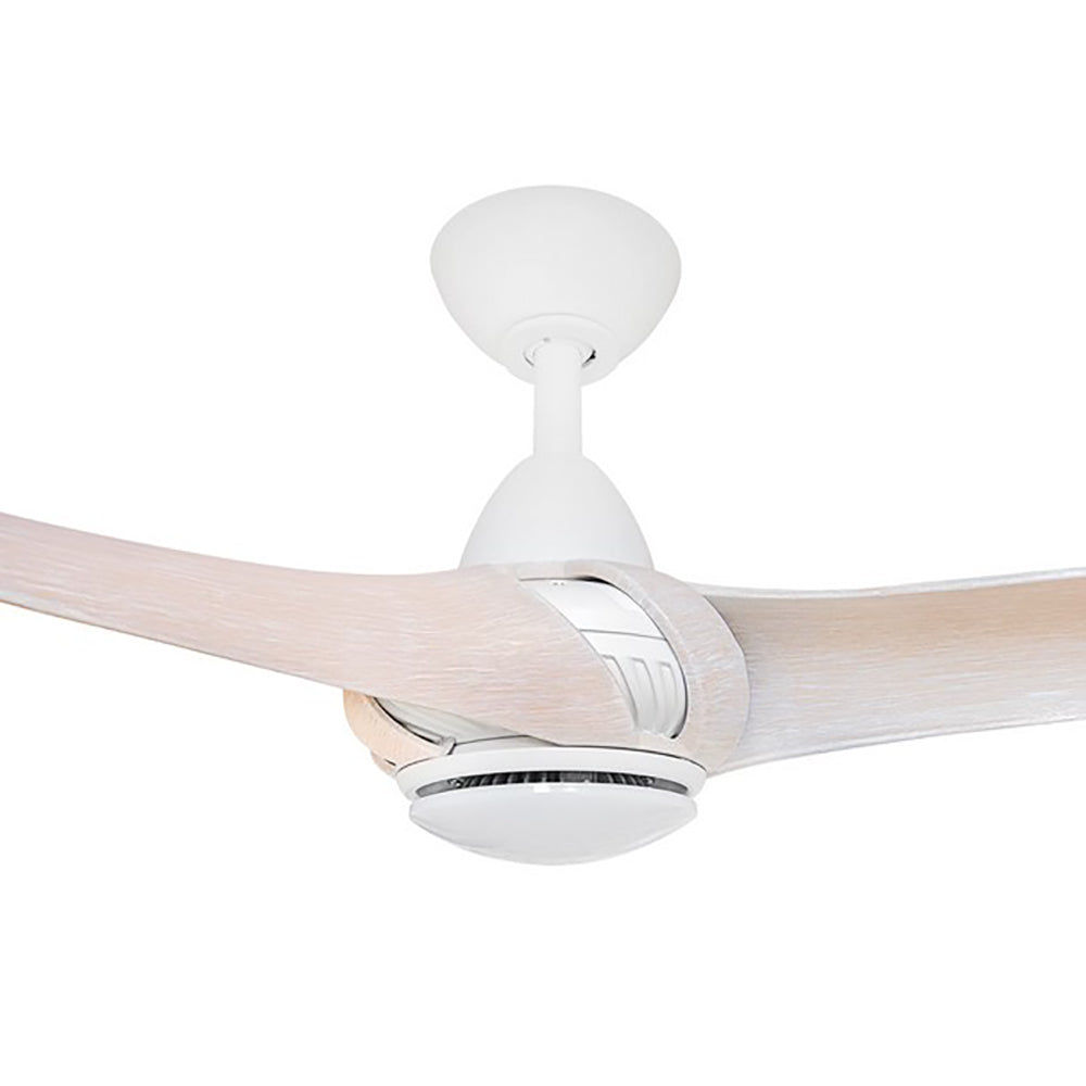 Arumi AC Ceiling Fan 52" Washed Oak LED Light White - ARU52MWWOLED