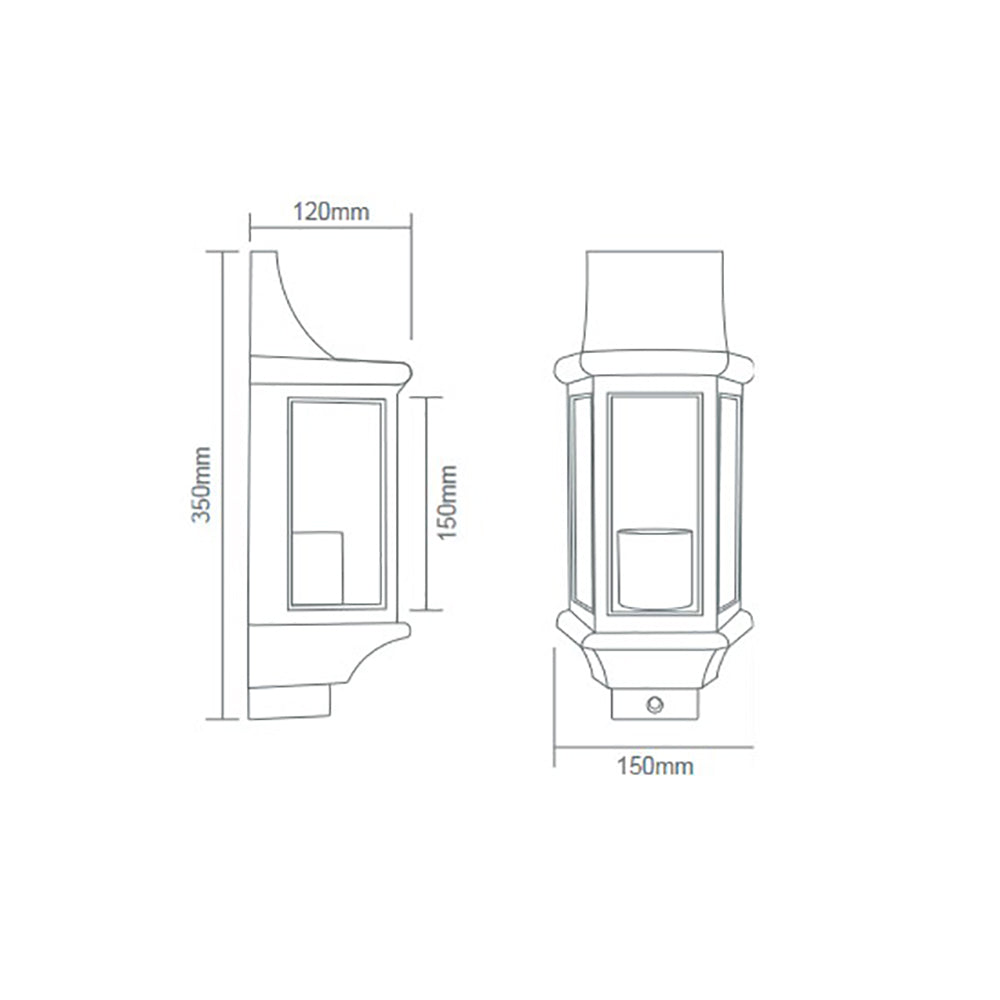 Buy Outdoor Wall Lanterns Australia Oslo Outdoor Wall Lantern White Aluminium - 14955