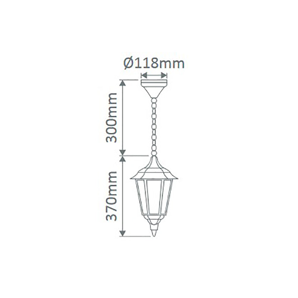 Buy Outdoor Pendant Lights Australia Chester Outdoor Pendant Light White Aluminium - 14971