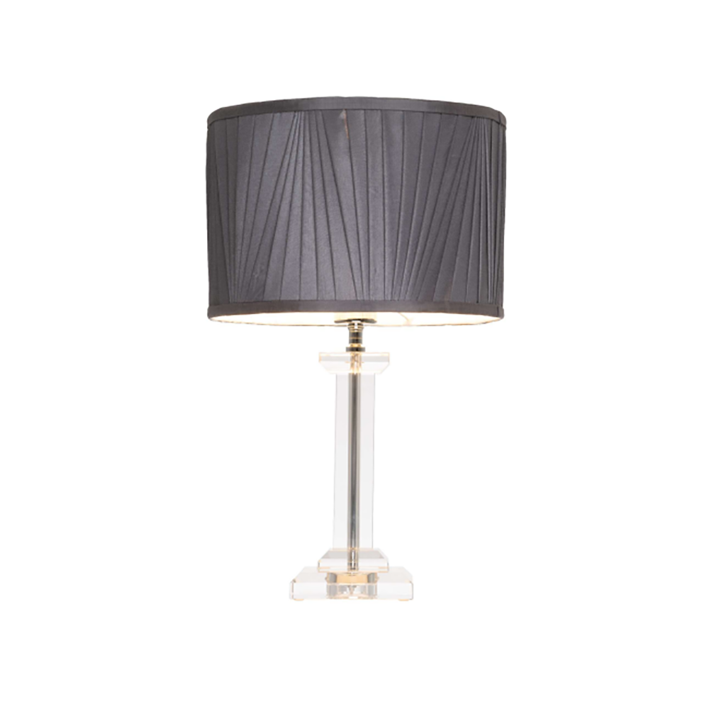 Albion Table Lamp Grey Metal - MTBL031GRY