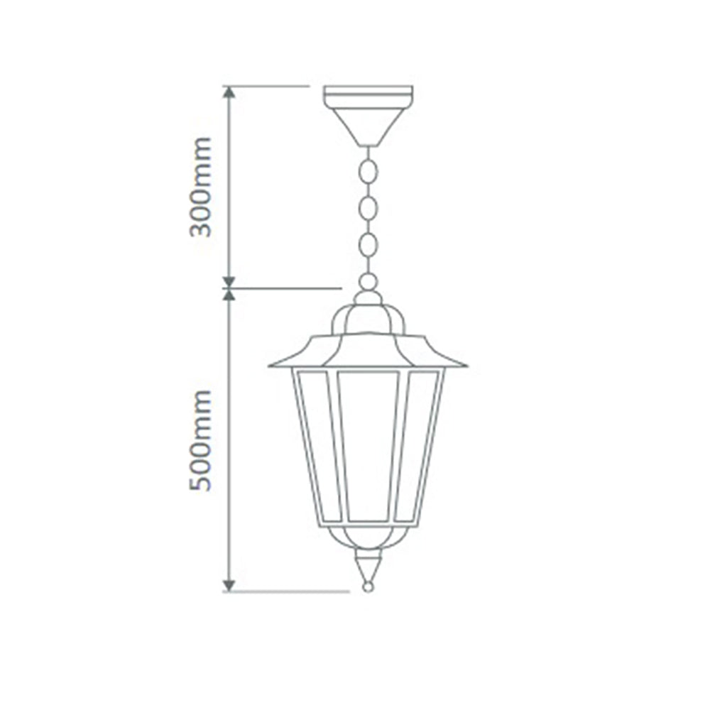 Buy Outdoor Pendant Lights Australia Turin Outdoor Pendant Light H800mm White Aluminium - 15505