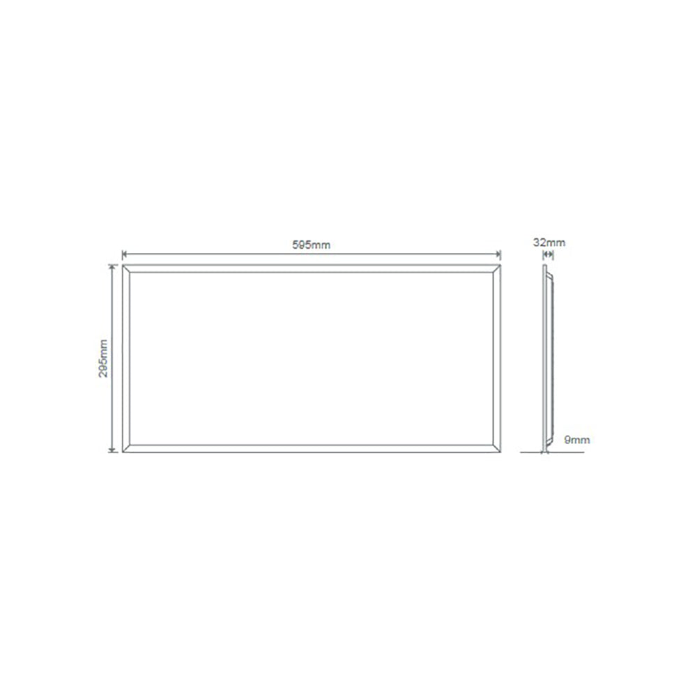 Buy LED Panel Lights Australia Rectangular LED Panel Light 16W 3CCT - 17617