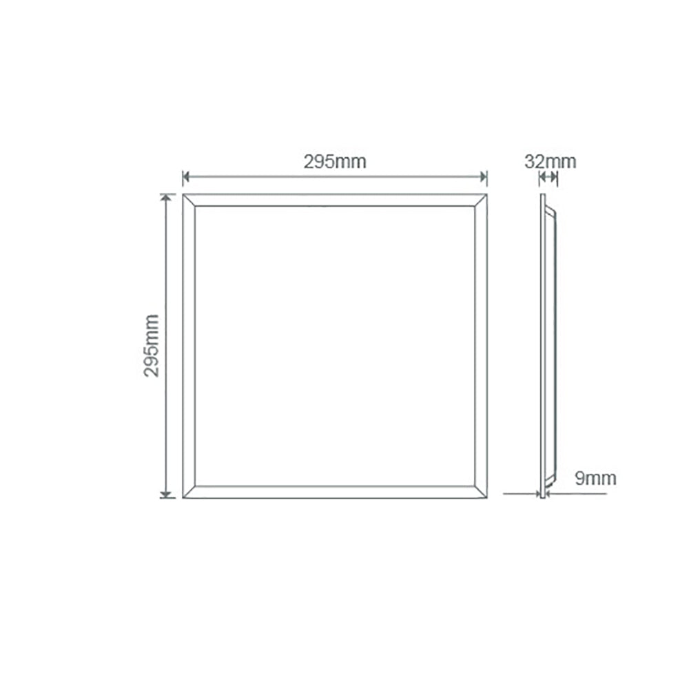 Buy Panel Frames Australia Square Panel Frame W295mm White - 19324