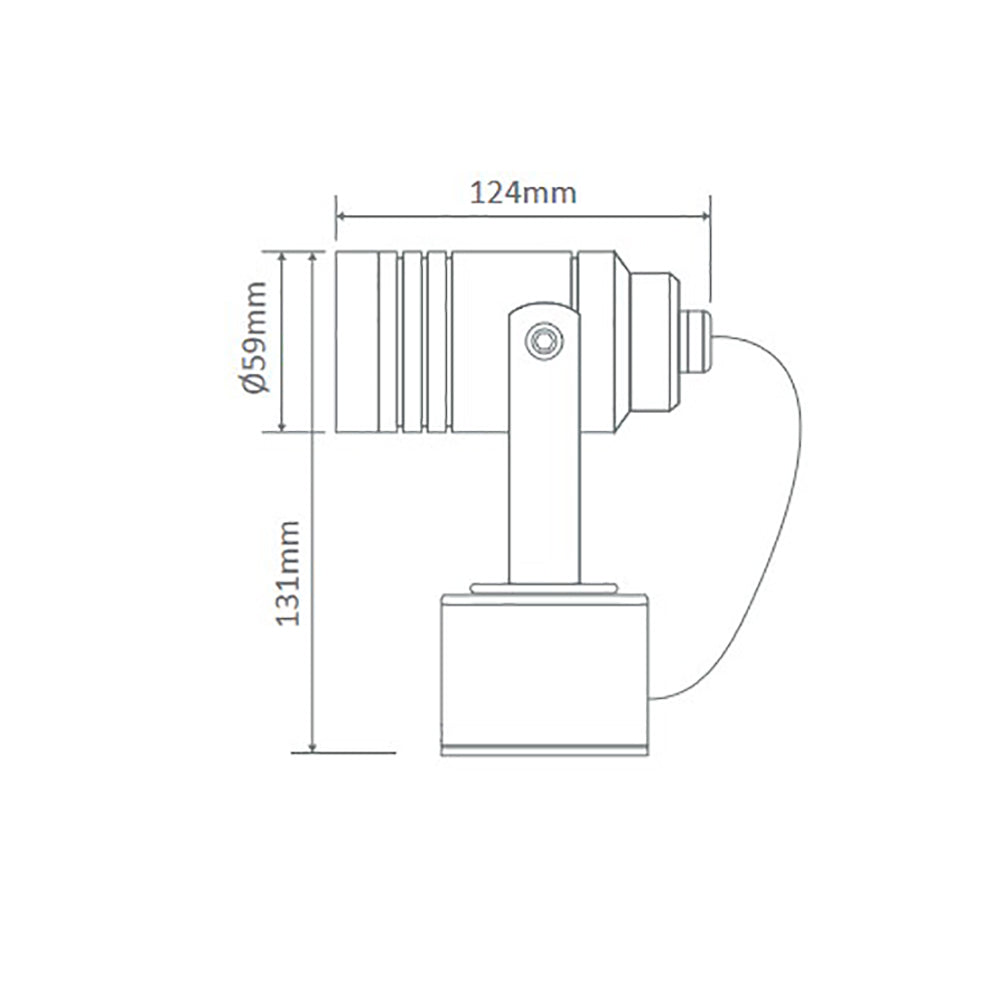 Buy Exterior Spotlights Australia Elite Exterior Spotlight Aluminium - 19416