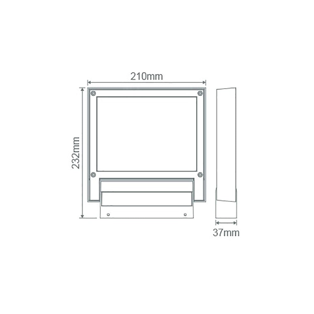 Buy Floodlights Australia Flash Floodlight Dark Grey Aluminium 5000K- 19565