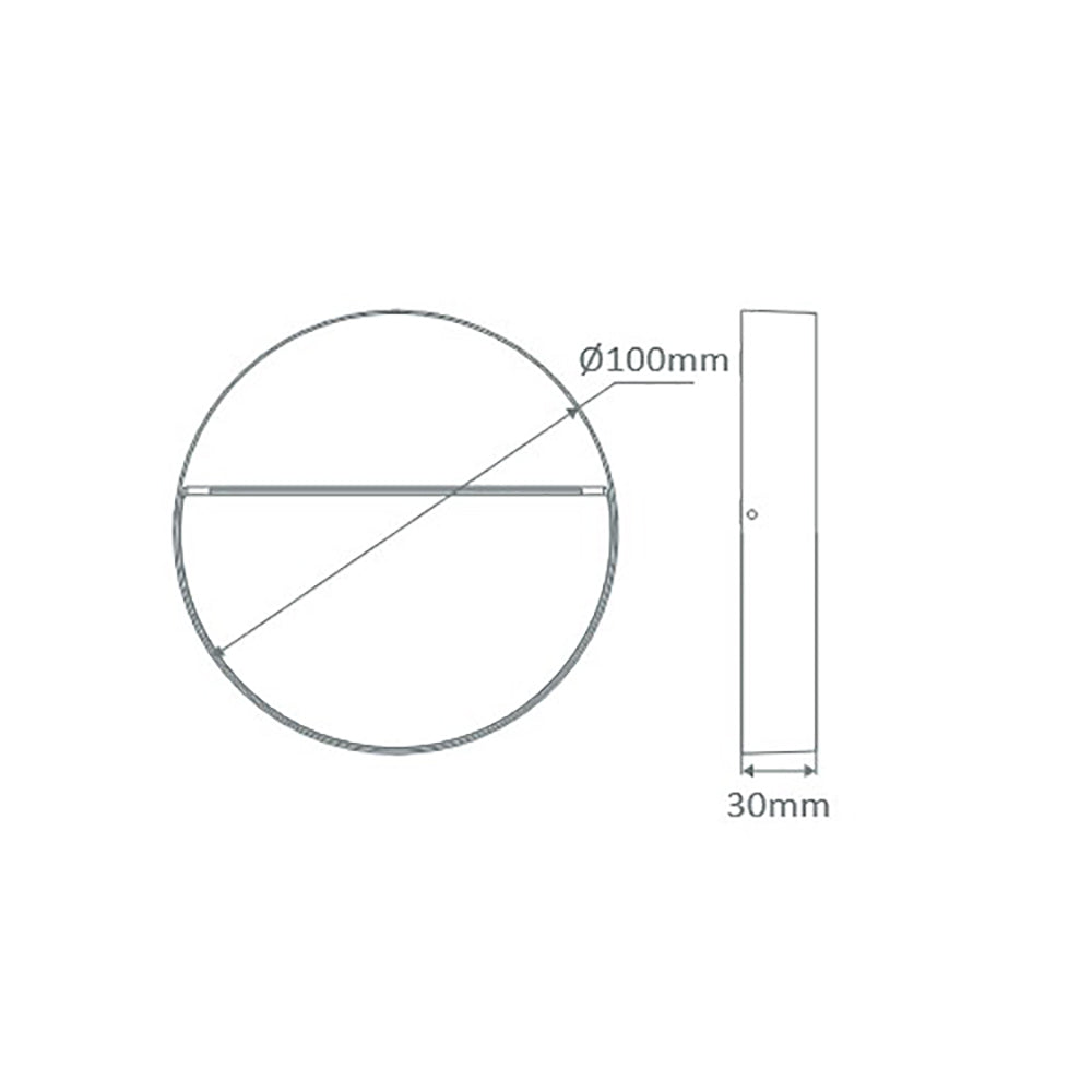 Buy Outdoor Step Lights Australia Zeke Round Outdoor Step Light 12V 4W Black Aluminium 3000K - 19846
