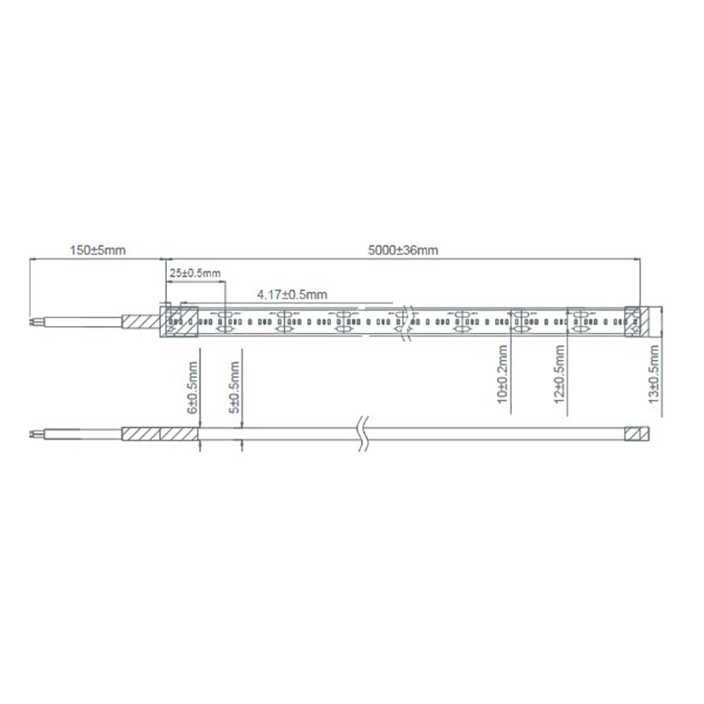 Buy LED Strip Lights Australia Plex Outdoor LED Strip Light 24V 19.2W 4000K - 20342