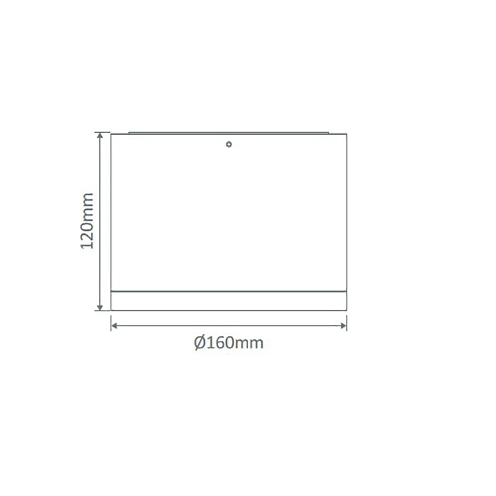 Neo Surface Mounted Downlight 35W White Aluminium 3000K - 20696