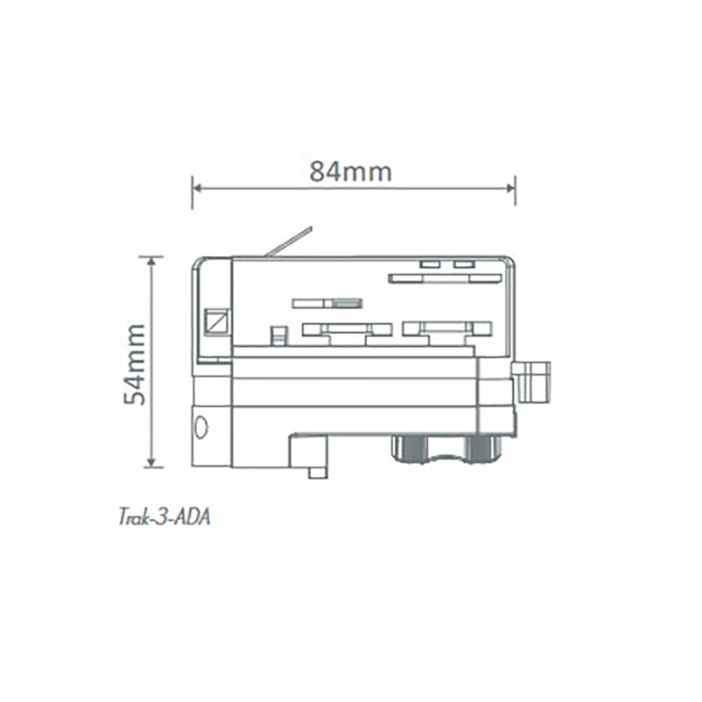 Buy Three Circuit Tracks & Accessories Australia Trak 3 Circuit Adaptor White - 22187
