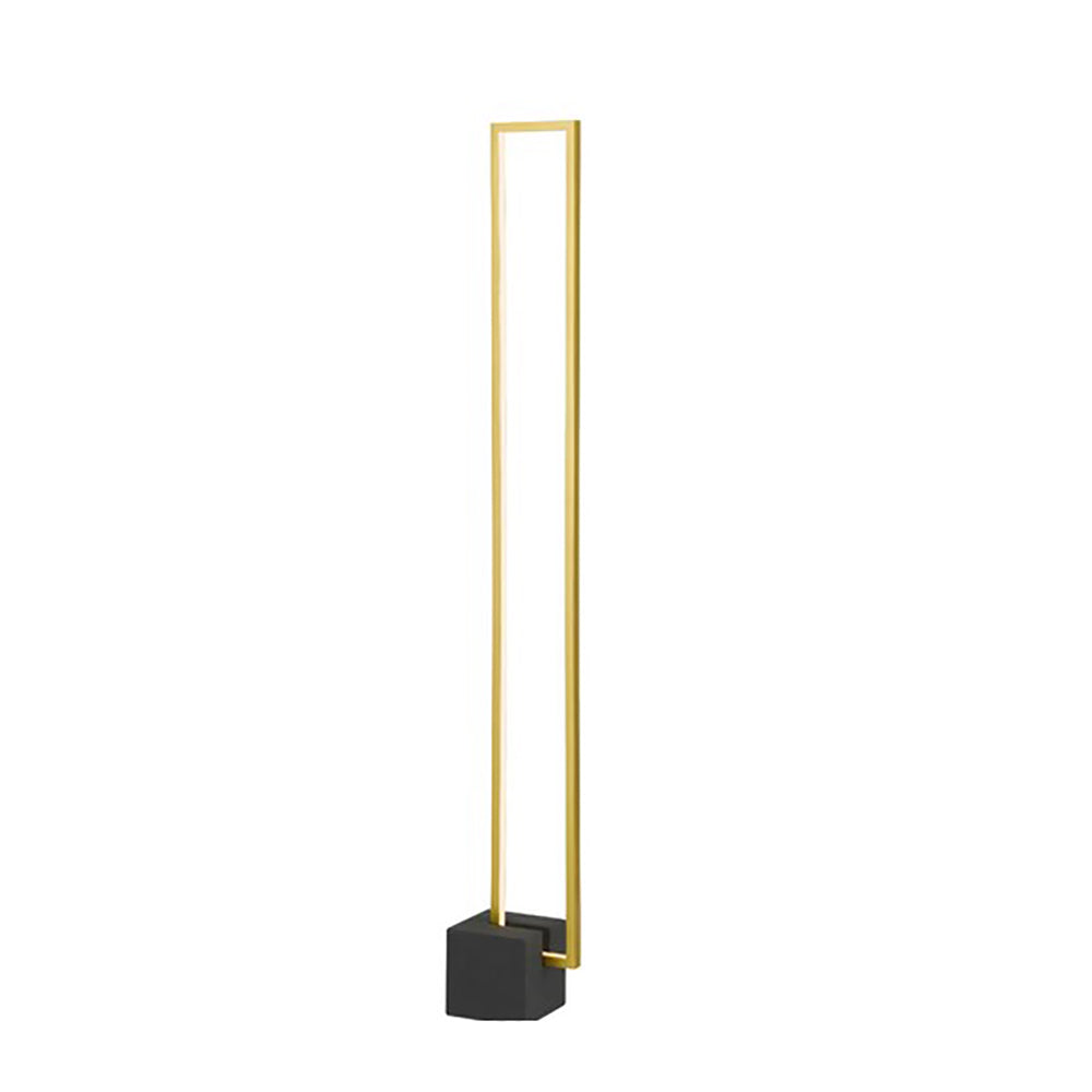 Modric Floor Lamp Black Silicon Gold Iron - MODRIC FL-BKGD