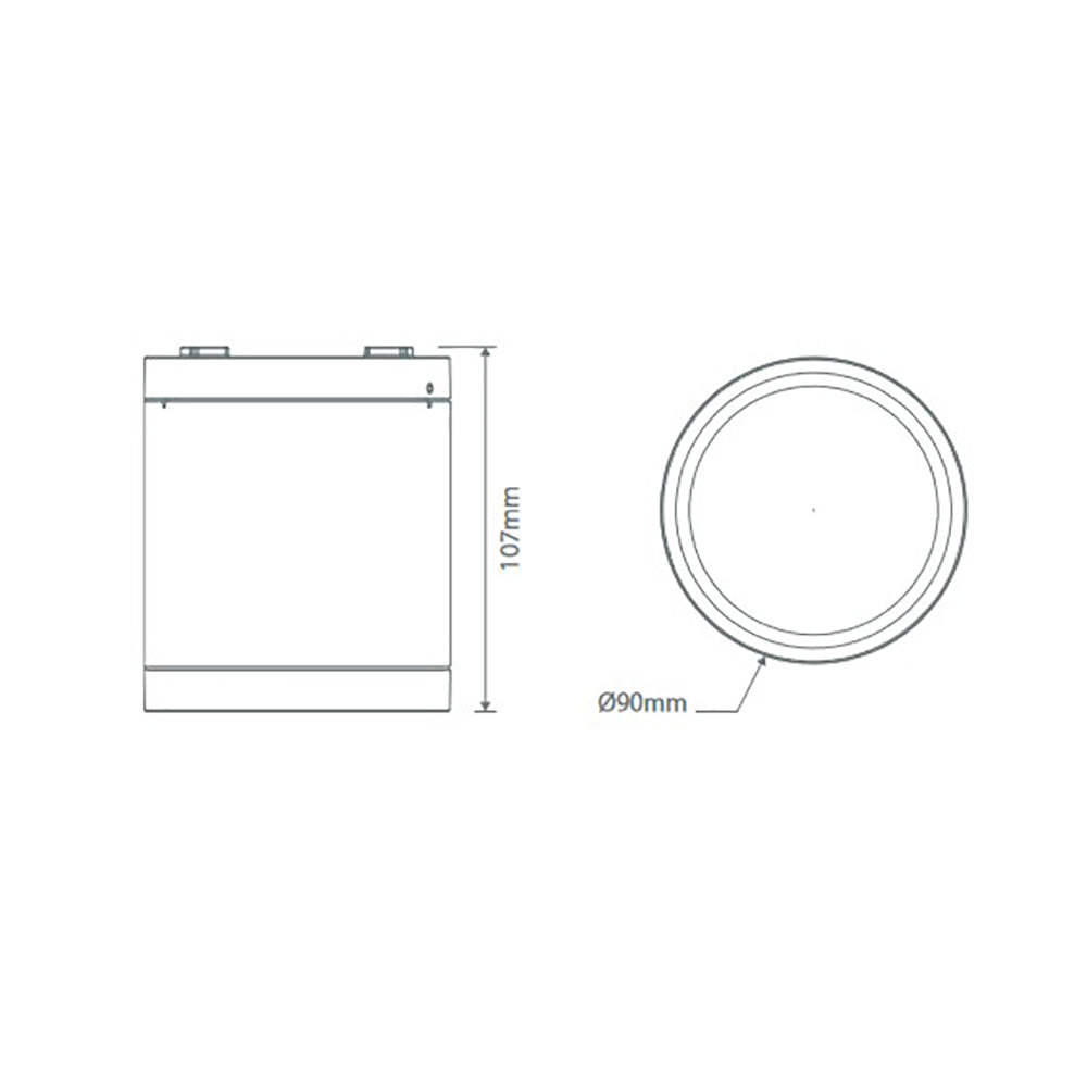 Buy Surface Mounted Downlights Australia Neo-Pro Surface Mounted Downlight 13W White Aluminium 3CCT - 20891