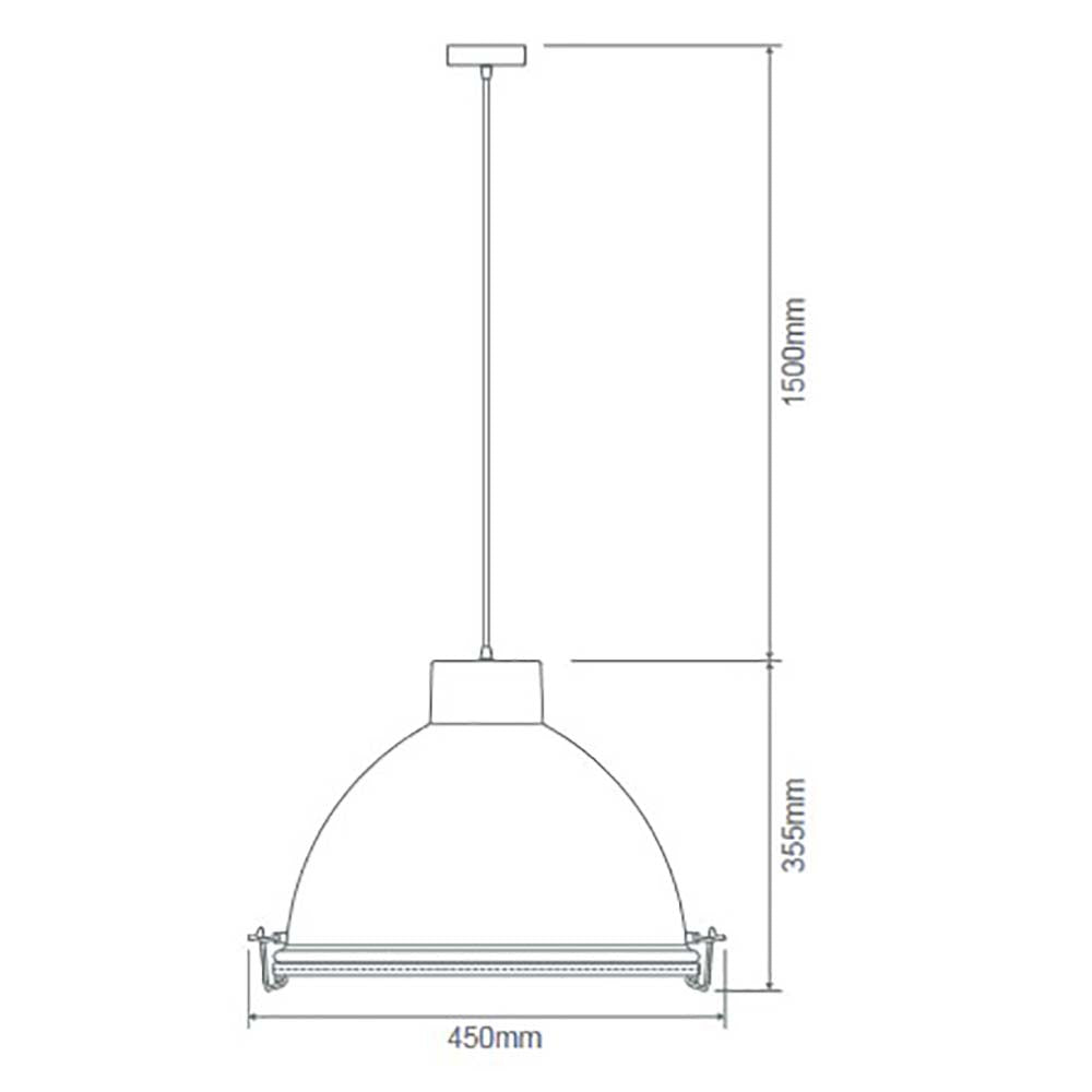 Buy Pendant Lights Australia Riley Pendant Light Aluminium Metal - 22504