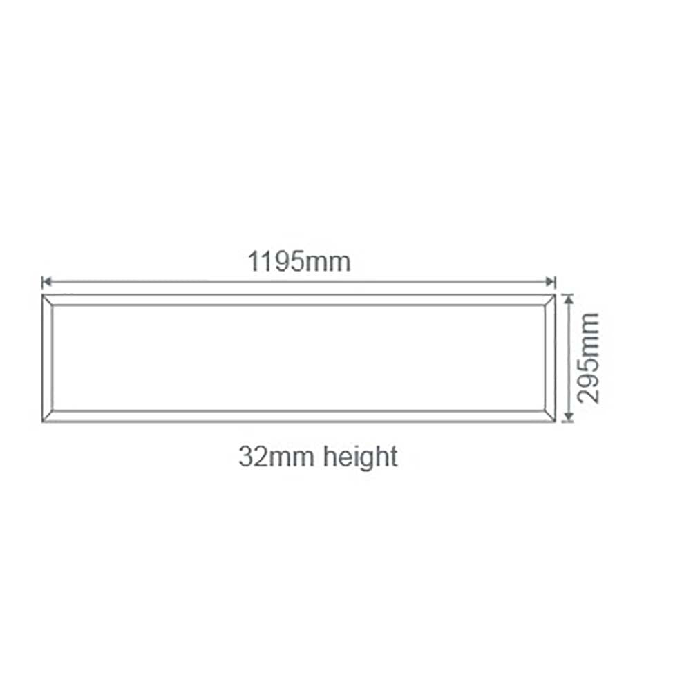 Rectangular LED Panel Light 36W 3CCT /  DALI - 21647