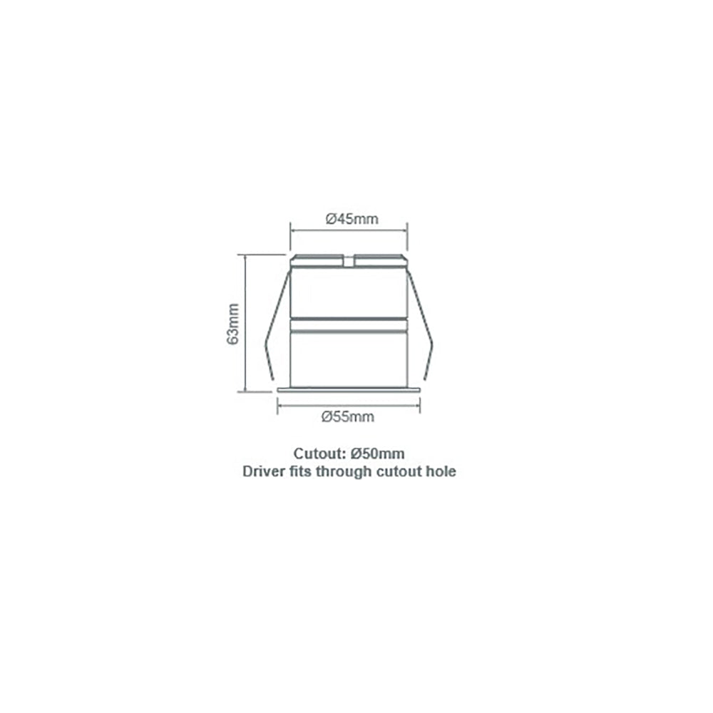 Buy Recessed LED Downlights Australia Pico Recessed LED Downlight W55mm 7W Black 3CCT - 21581