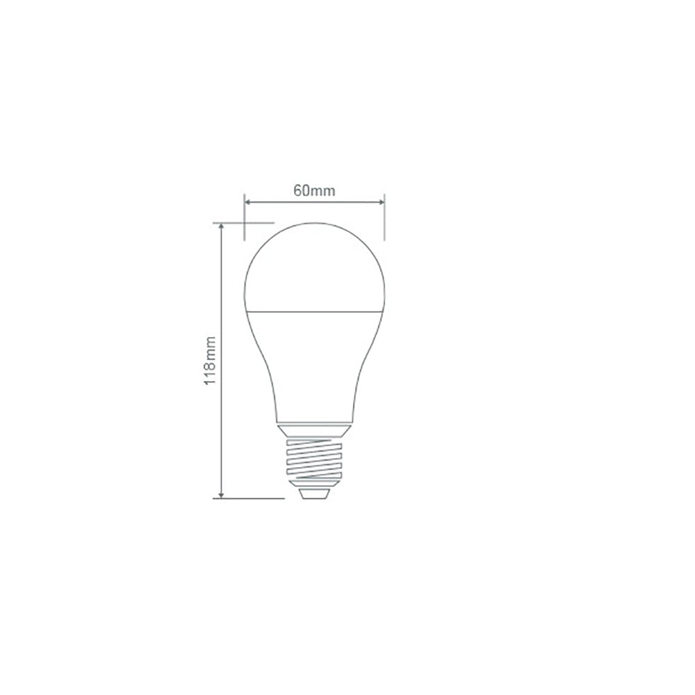 Buy LED Globes Australia Key LED Globe ES 12V 8W Frosted 3000K - 65108