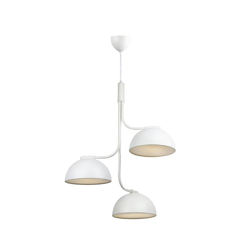 Tullio Pendant 3 Lights White Metal - 2220033001