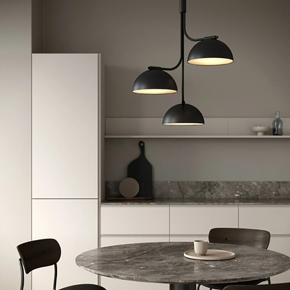 Buy Pendant Lights Australia Tullio Pendant 3 Lights Black Metal - 2220033003