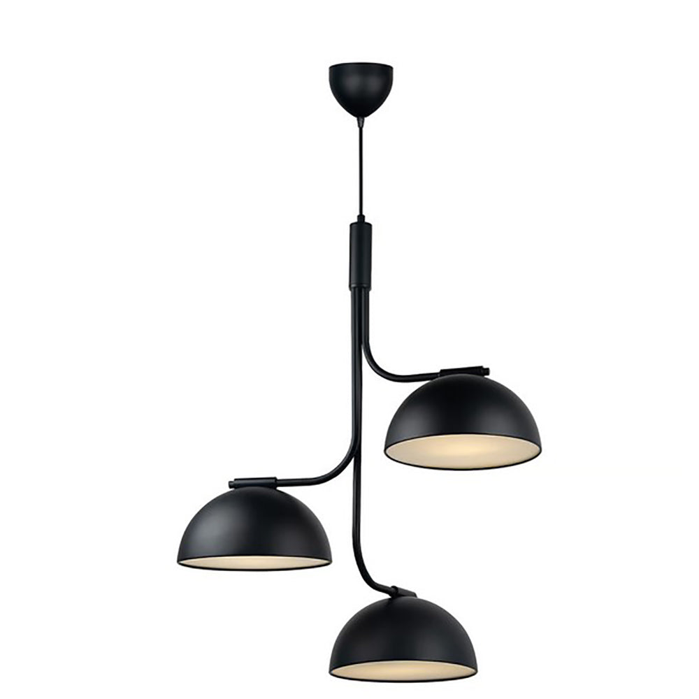 Buy Pendant Lights Australia Tullio Pendant 3 Lights Black Metal - 2220033003