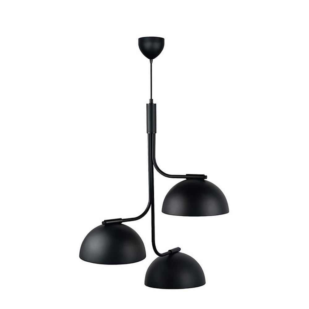 Buy Pendant Lights Australia Tullio Pendant 3 Lights Black Metal - 2220033003