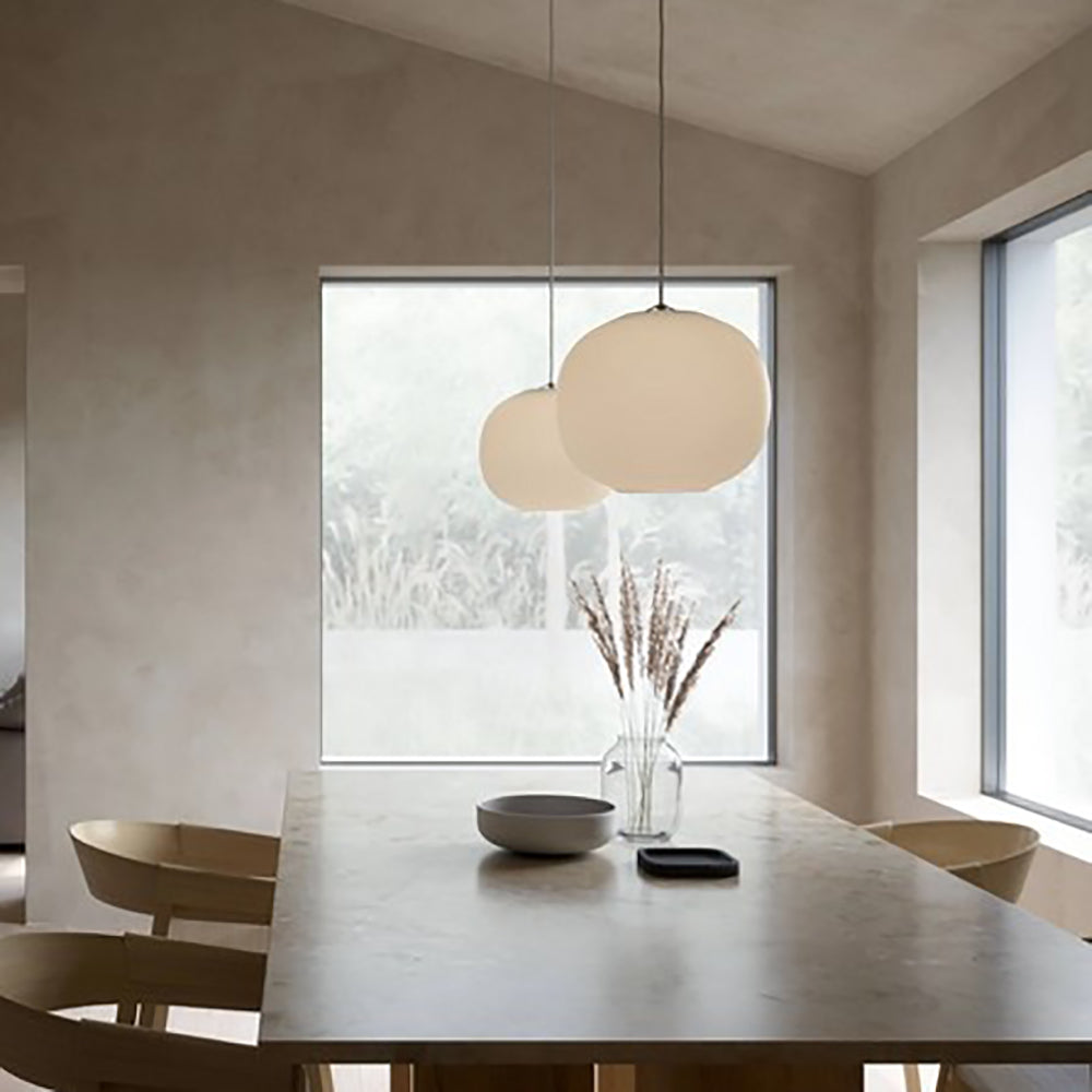 Navone Pendant Light W300mm White Glass - 2220443001