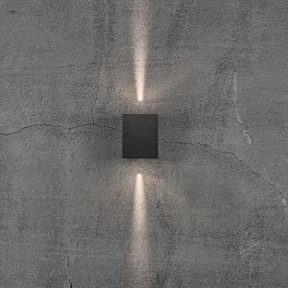 Canto Square Up & Down Wall 2 Lights Black Aluminium 3000K - 49711003