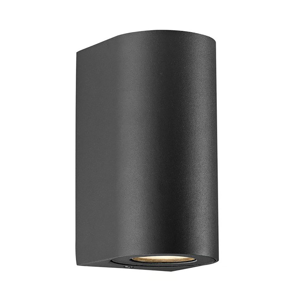 Buy Up / Down Wall Lights Australia Canto Up & Down Wall 2 Lights Black Aluminium - 49721003