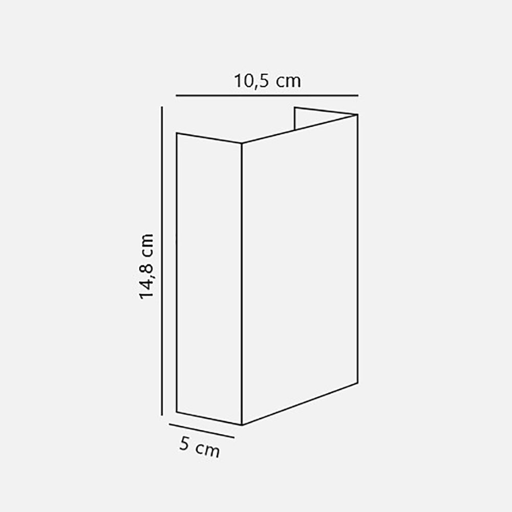 Buy Up / Down Wall Lights Australia Fold Up & Down Wall 2 Lights W105mm Brass 3000K - 2019041035