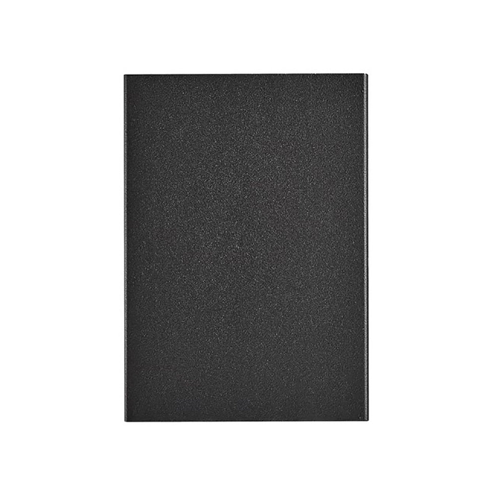 Fold Up & Down Wall 2 Lights W105mm Black Aluminium 3000K - 2019041003