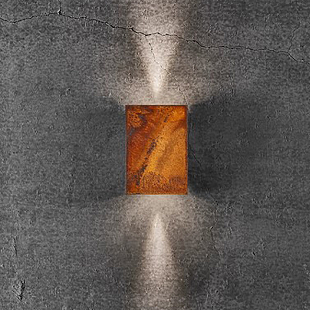 Buy Up / Down Wall Lights Australia Fold Up & Down Wall 2 Lights W105mm Corten 3000K - 2019041038