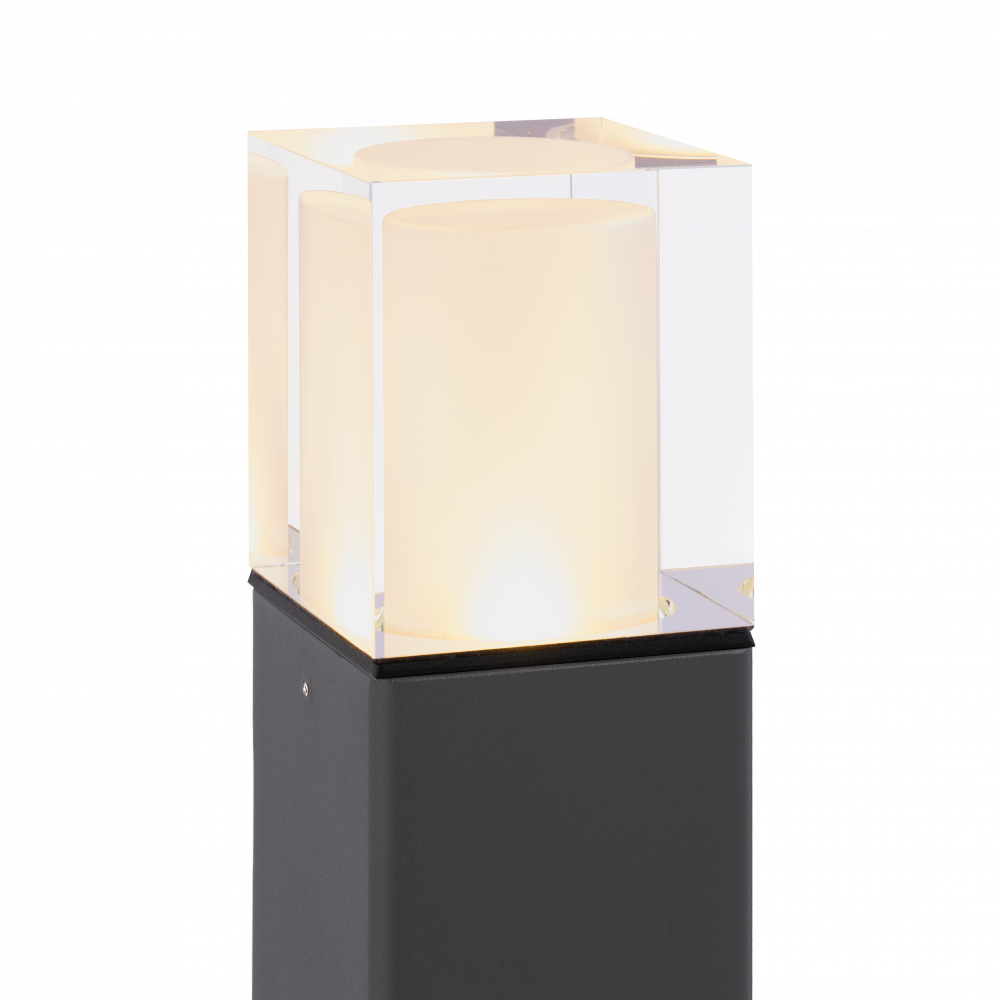 Arendal Medium Steel LED Bollard Light 9W Graphite - NLYS.1565GR