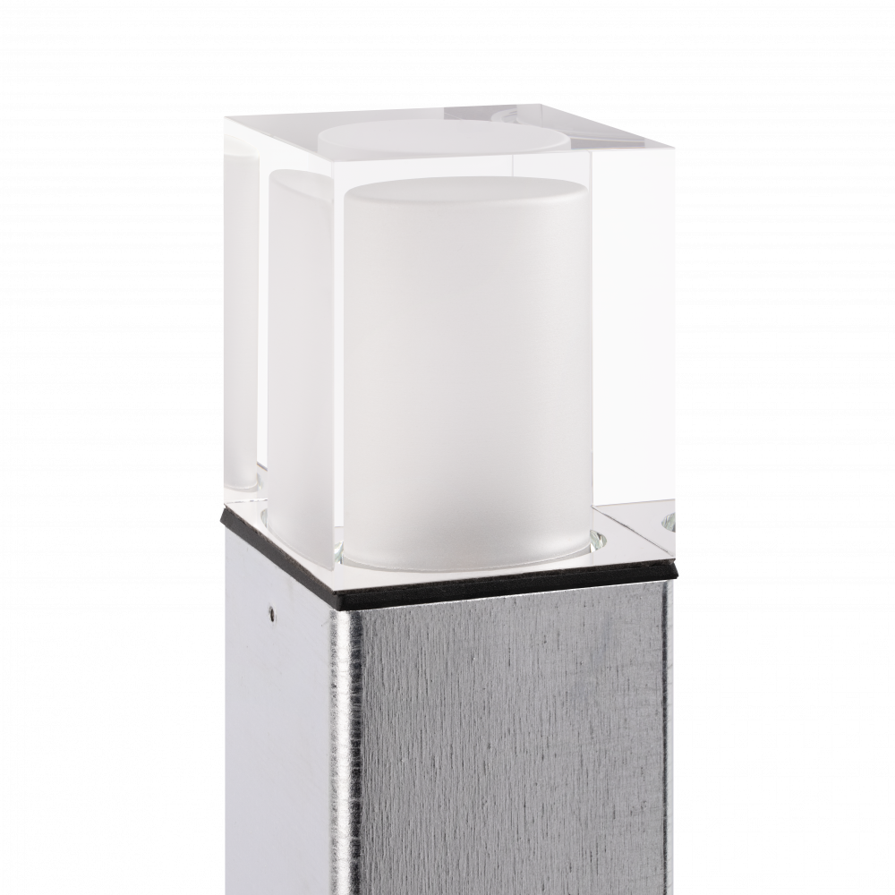 Arendal Medium Steel LED Bollard Light 9W Galvanized Steel - NLYS.1565GA