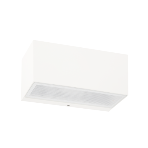 Asker Downward LED Wall Light Aluminium White 5.5W 3000K - NLYS.1727W