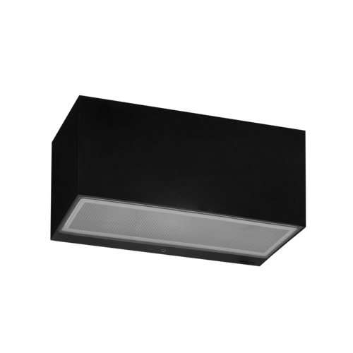 Asker Downward LED Wall Light Aluminium Black 5.5W 3000K - NLYS.1727B