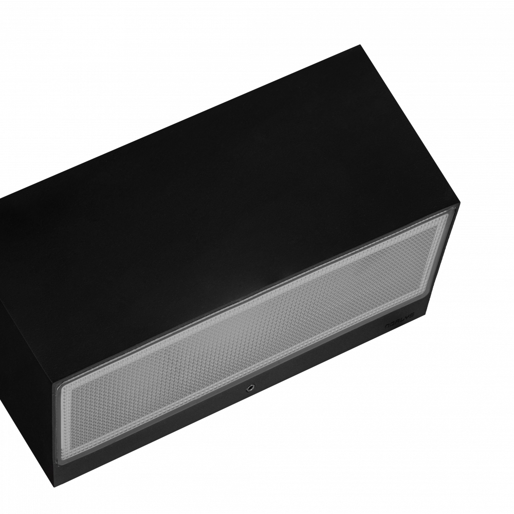 Asker Big Aluminium Downward LED Wall Light 9W Black - NLYS.1305B