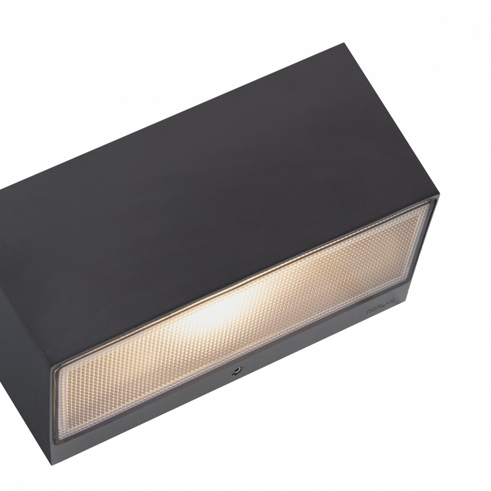 Asker Big Aluminium Up & Down LED Wall Light 9W Graphite - NLYS.1303GR