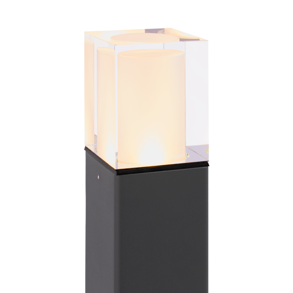 Arendal Mini 370mm LED Bollard Light Steel Graphite 4W 3000K - NLYS.1566GR