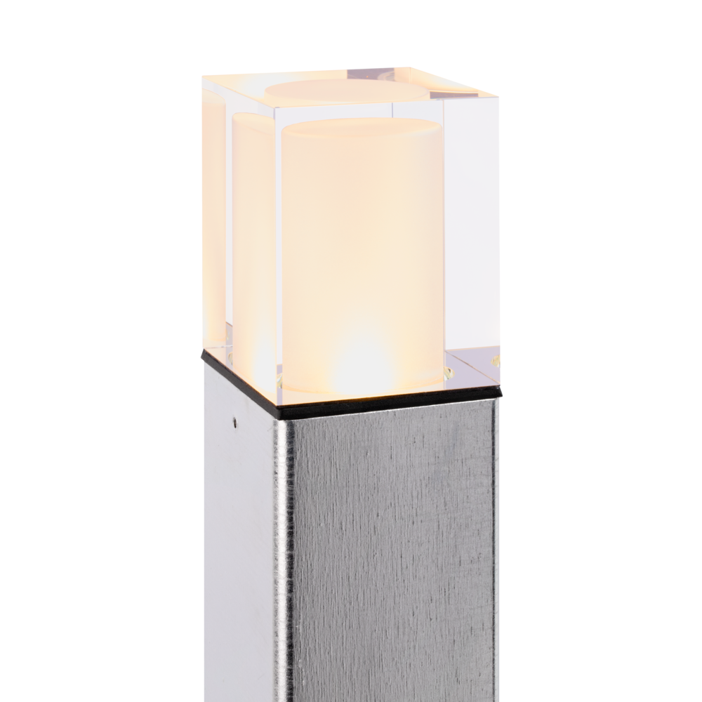 Arendal Mini 370mm LED Bollard Light Galvanized Steel 4W 4000K - NLYS.1567GA