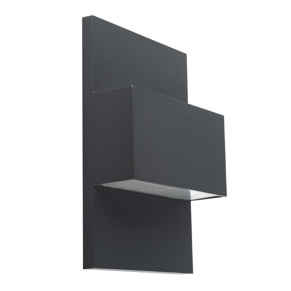 Geneva Up & Down LED Wall Light Aluminium Graphite - NLYS.1874GR