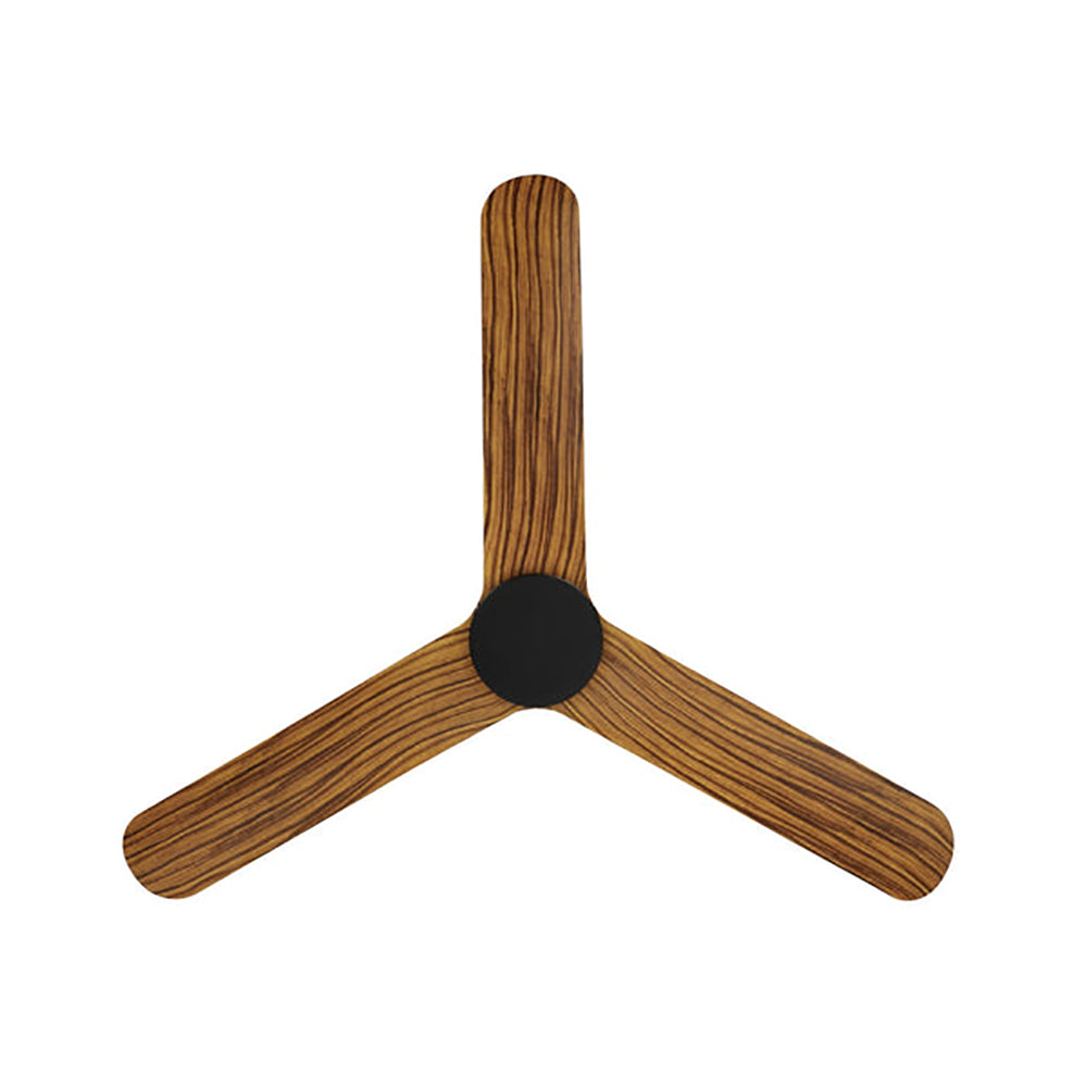 ILUKA DC Ceiling Fan 60" Black & Wood - 20537915