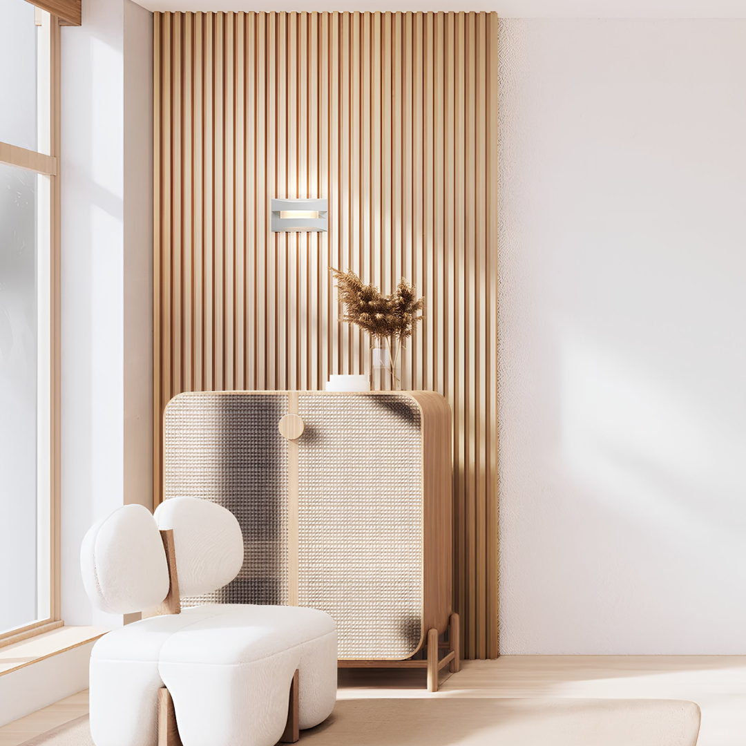 Cardiff Up & Down Wall Light White Aluminium 3CCT - CARDIFF