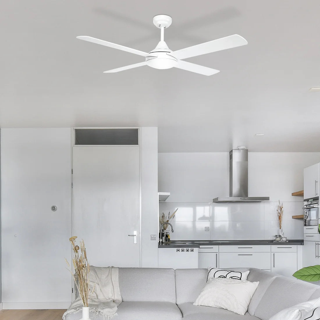 Tempo Plus AC Ceiling Fan 48" White - 22270/05
