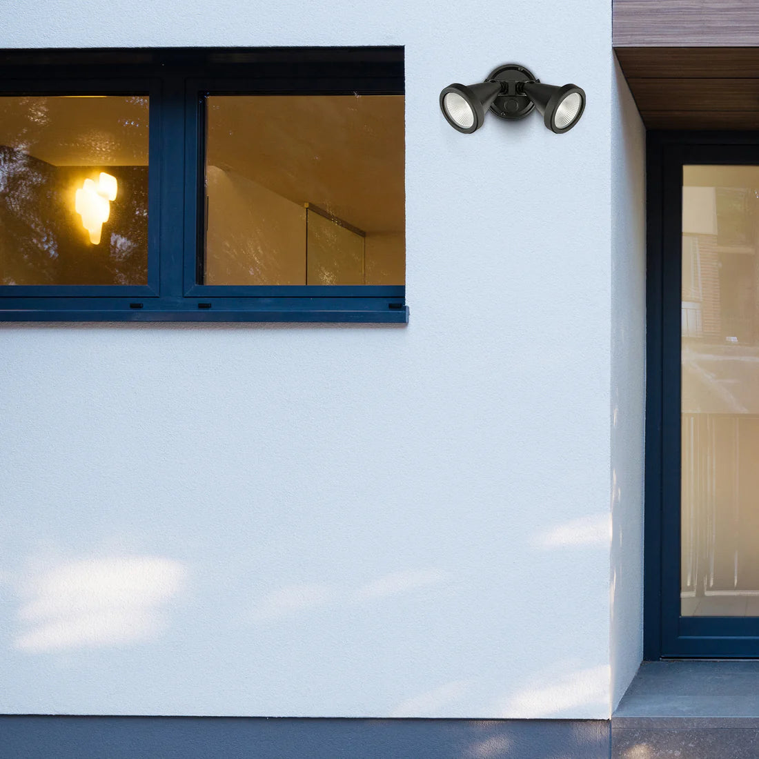 Stinger LED Twin Floodlight 10W 4000K Black - 22287/06