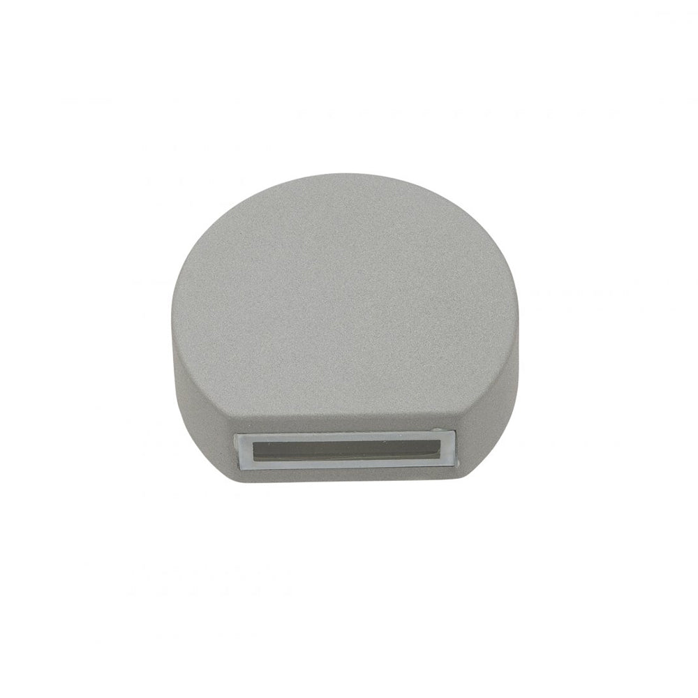 Buy Exterior Wall Lights Australia Fiorentino Lighting - SUDA 1 Light LED Wall Light Silver