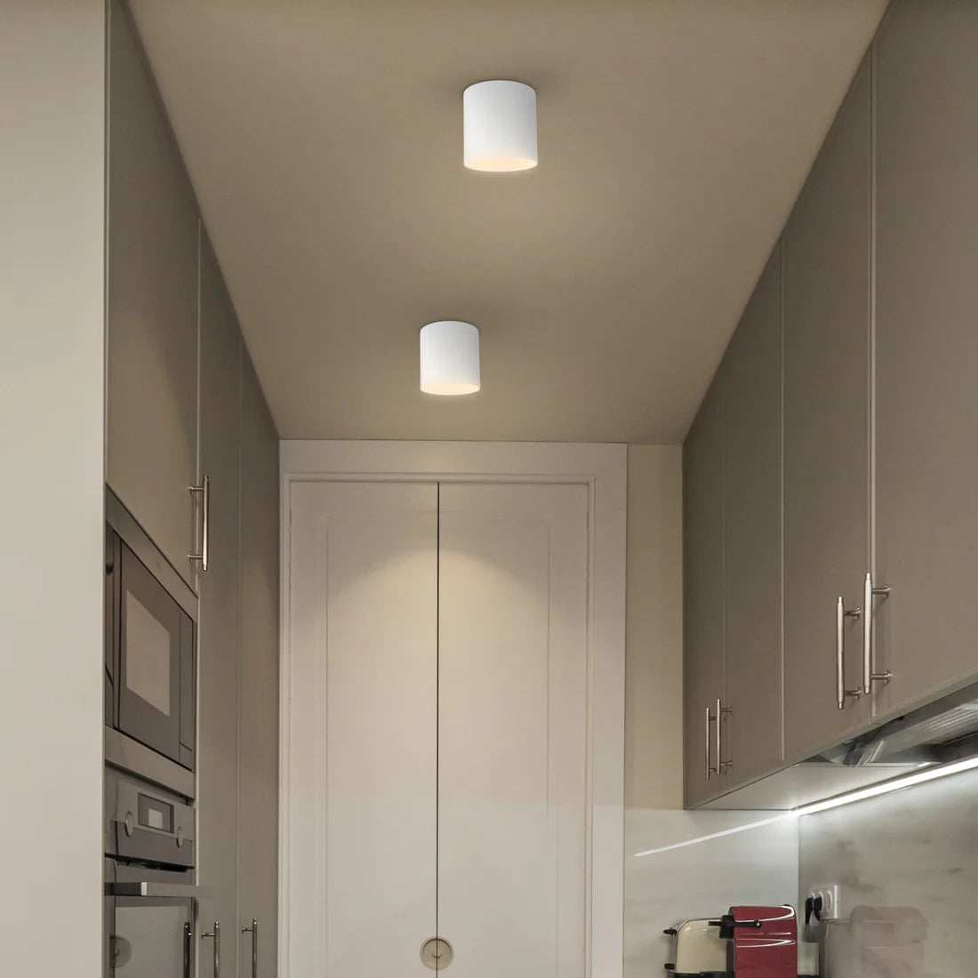 Anka Plus 108mm LED Surface Mounted Downlight 12W 3CCT White  - 22557/05