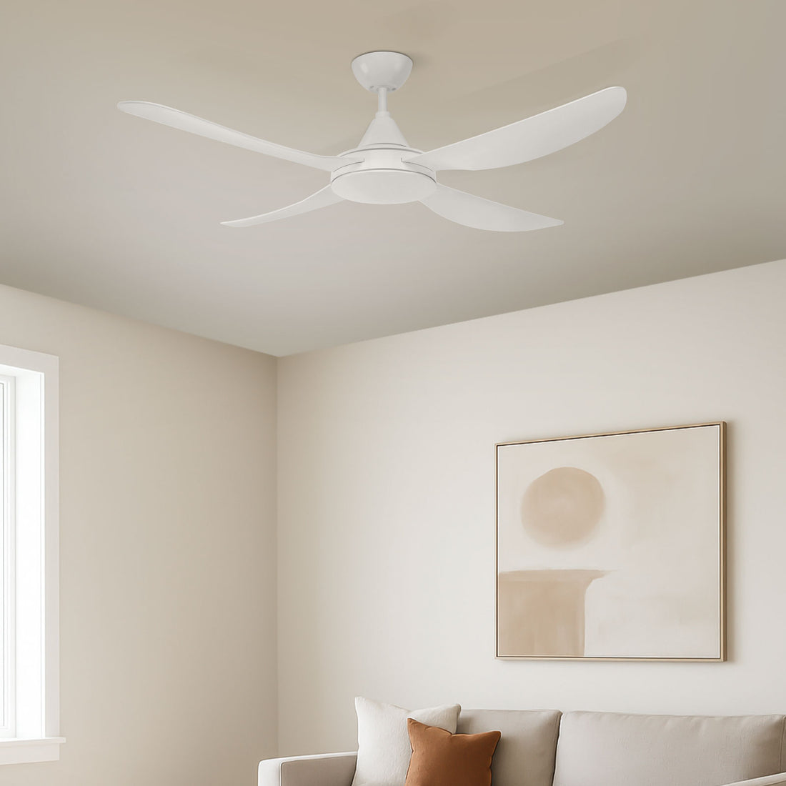 Vector DC Ceiling Fan 52" White - 22689/05
