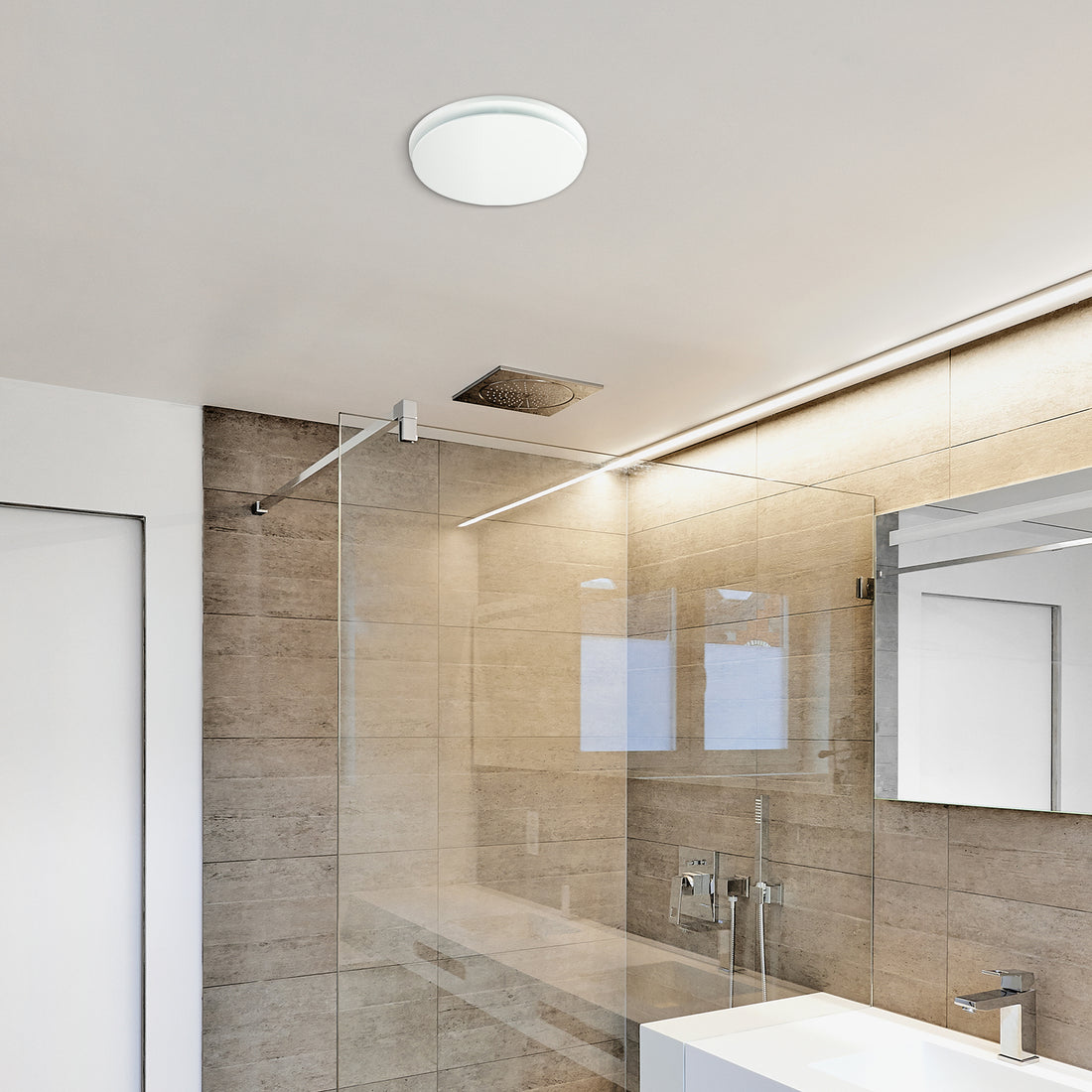 Blizzard 270mm White DC Exhaust Fan 20W - 22771/05