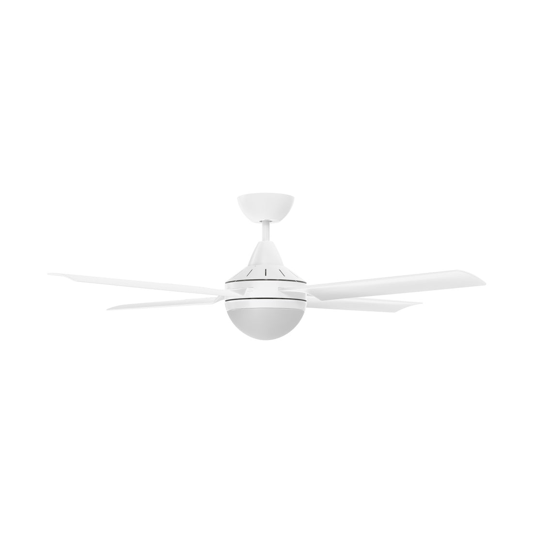 Cairns AC Ceiling Fan 48" With B22 Light White - 22878/05